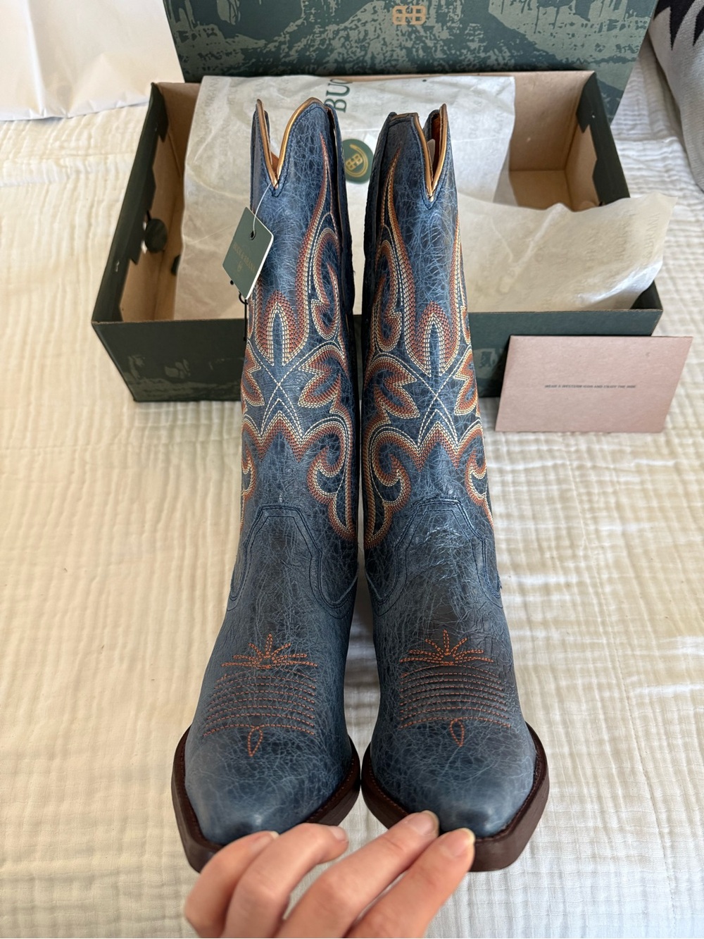 NWT Buck & Brana Tessa Cowboy Boots Size 8.5 - Picture 3 of 13